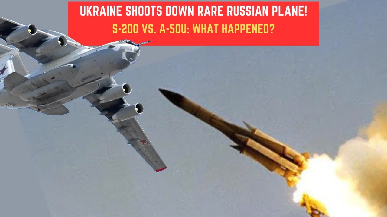 Ukraine Shoots Down Another RARE Russian A-50U Spy Plane (Not Friendly Fire!)