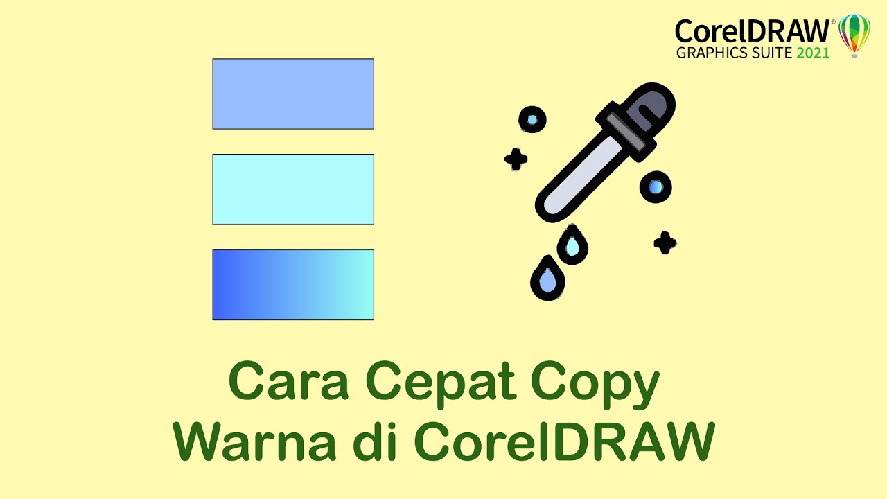 Cara Cepat Copy Warna di CorelDRAW