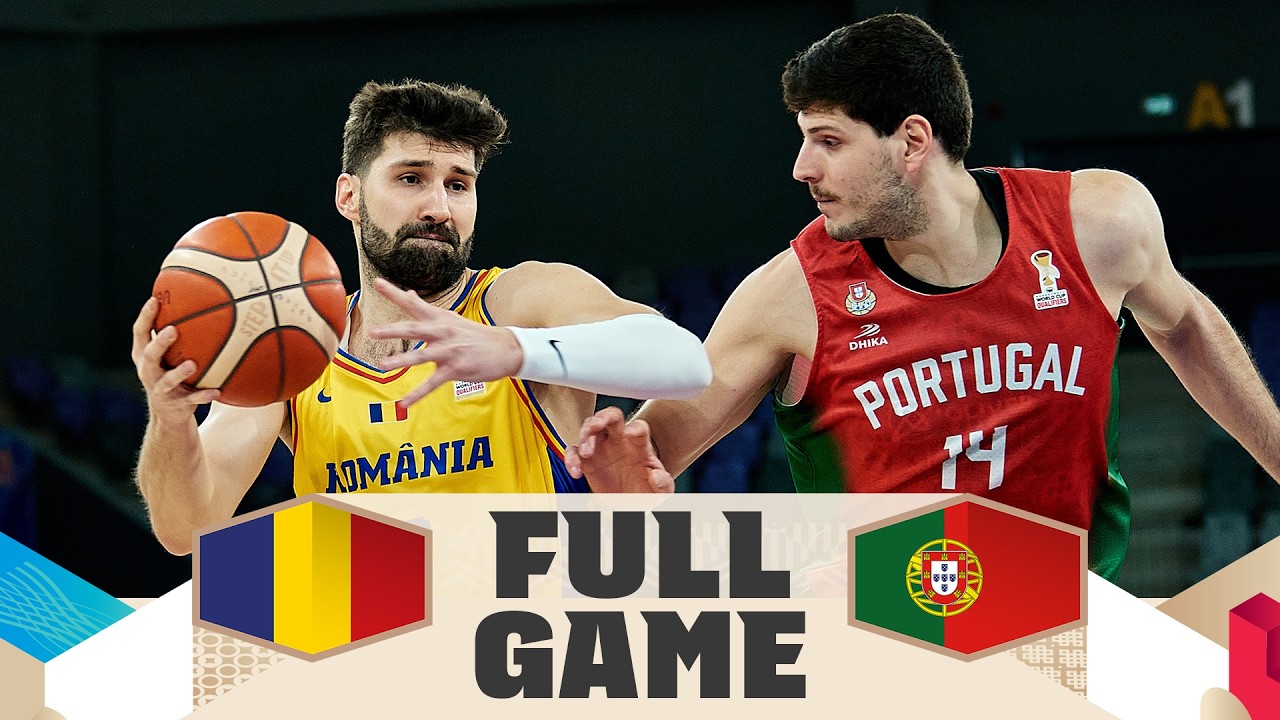 Romania v Portugal | Full Basketball Game | FIBA Basketball World Cup 2027 European Qualifiers