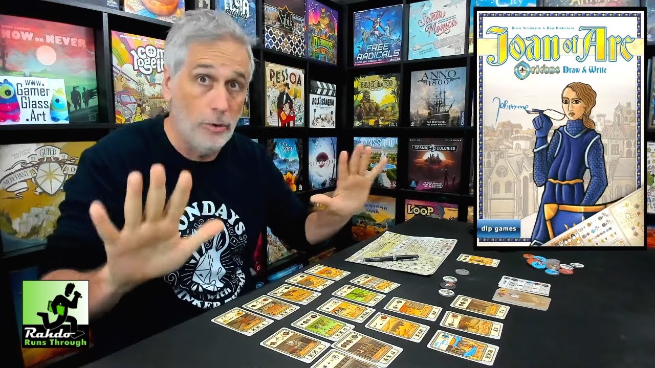 Joan of Arc: Orleans Draw & Write | Rahdo's Final Thoughts