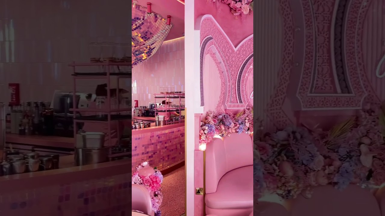 The pinkest cafe EL&N London #luxury #travel #fashion #music #restaurant #abudhabi