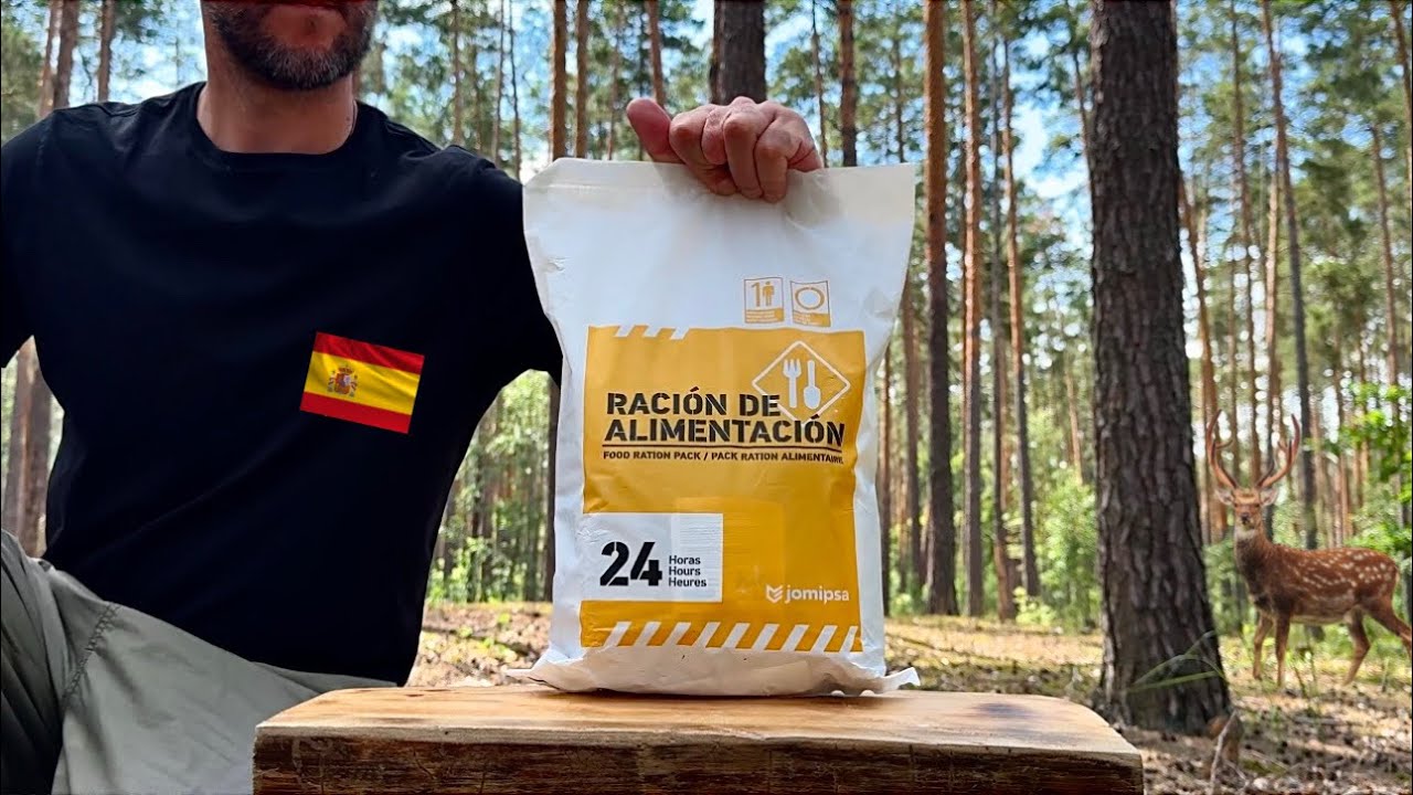 1 день выживания с пайком армии Испании🇪🇸🧑🏻‍🚒
