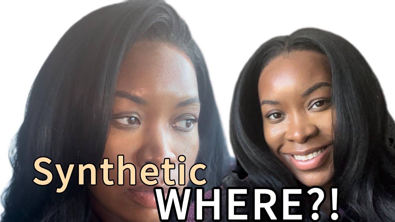 You’d Never Guess This Is Synthetic! | Realistic Kinky Edge Wig Review + Tutorial (Extended Version)