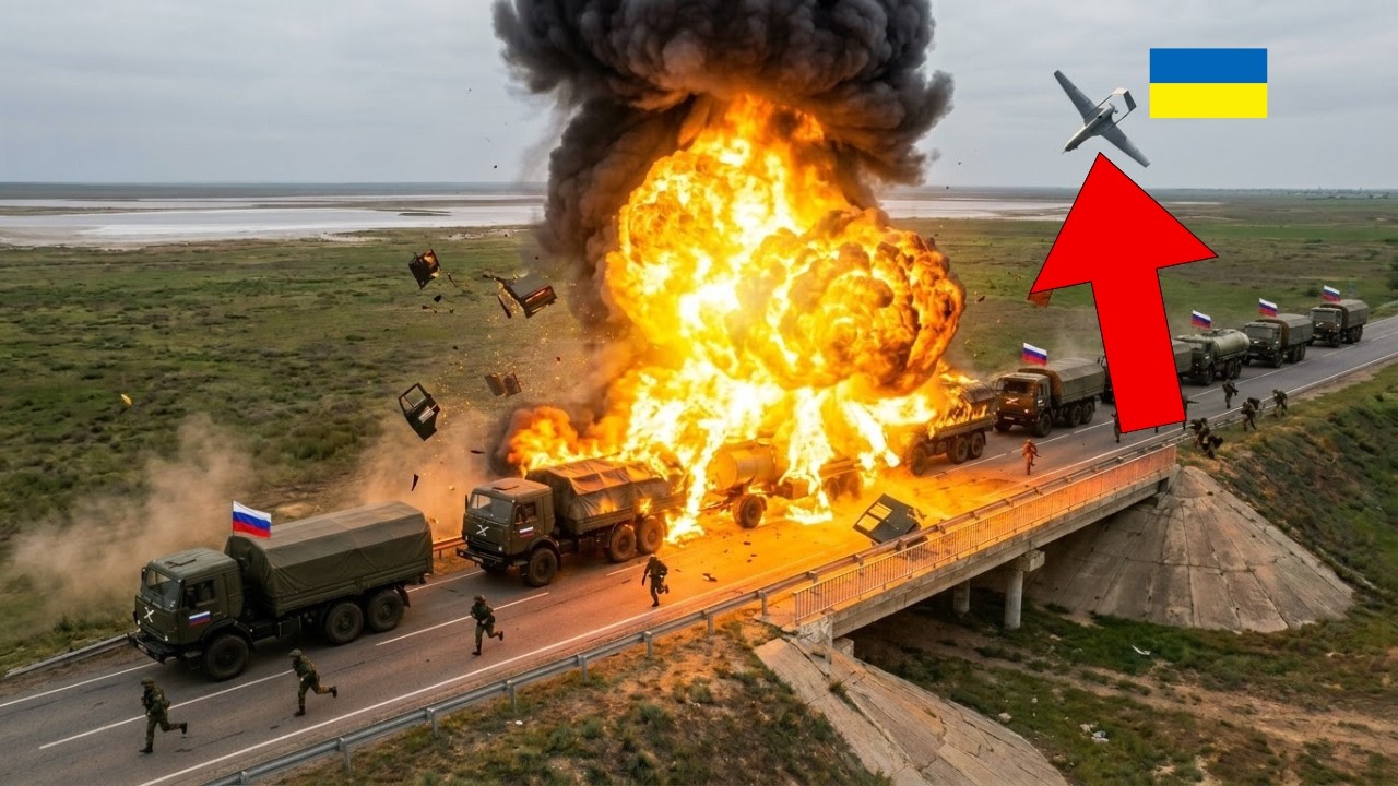 Ukraine Waited for Russia's Last Crimea Bridge to Fill With Trucks &mdash; Then Blew It