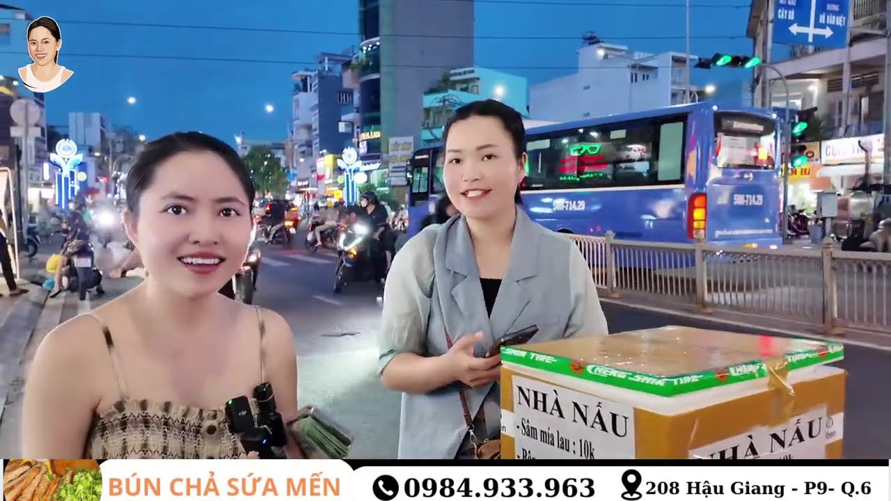CHỊ GÁI BÁN NƯỚC SÂM HÁT NHƯ CA SĨ TẠI QUÁN BÚN SỨA MẾN