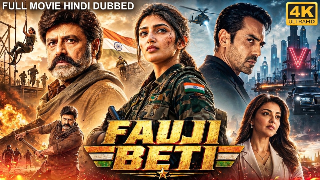 FAUJI BETI - Hindi Dubbed Full Movie | Sreeleela, Nandamuri Balakrishna, Kajal | South Action Movie