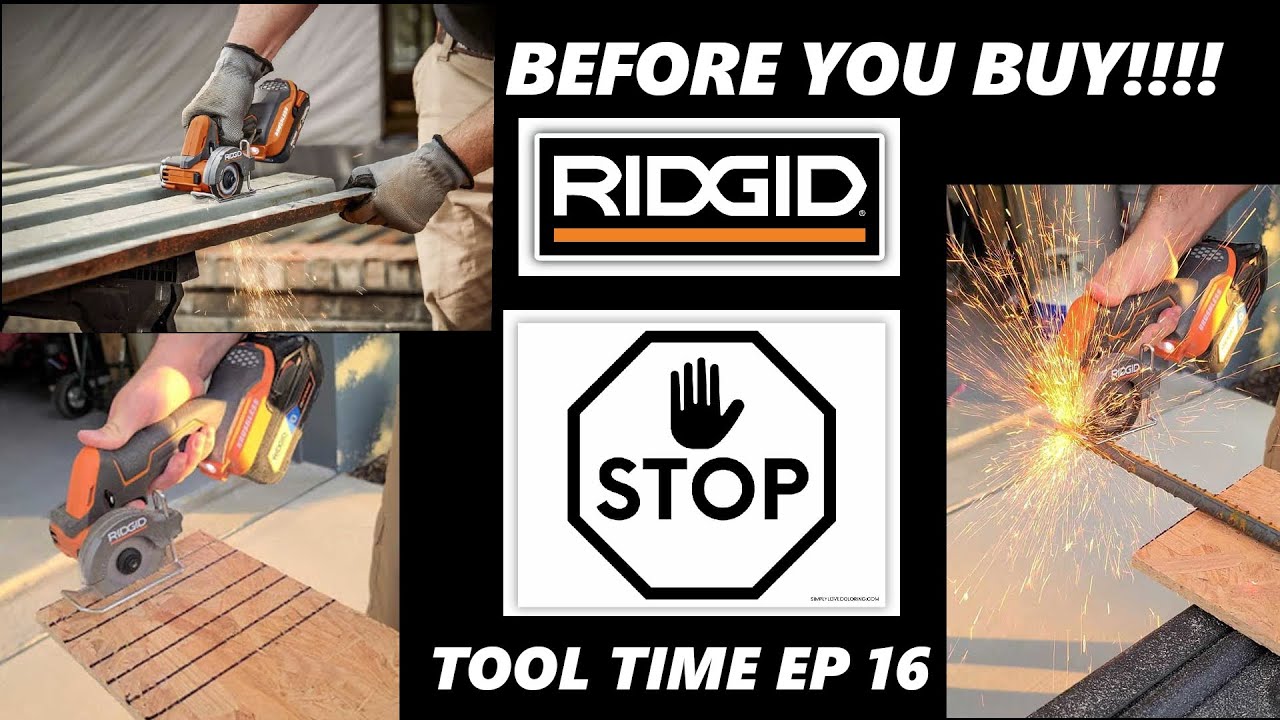 Ridgid 18V Brushless Subcompact Cutoff Tool (Multi Material Saw) - Tool Time EP 16