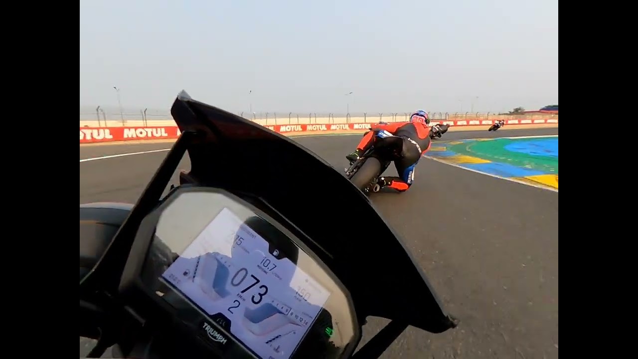 Le Mans triumph street triple rs le 16 août 2025