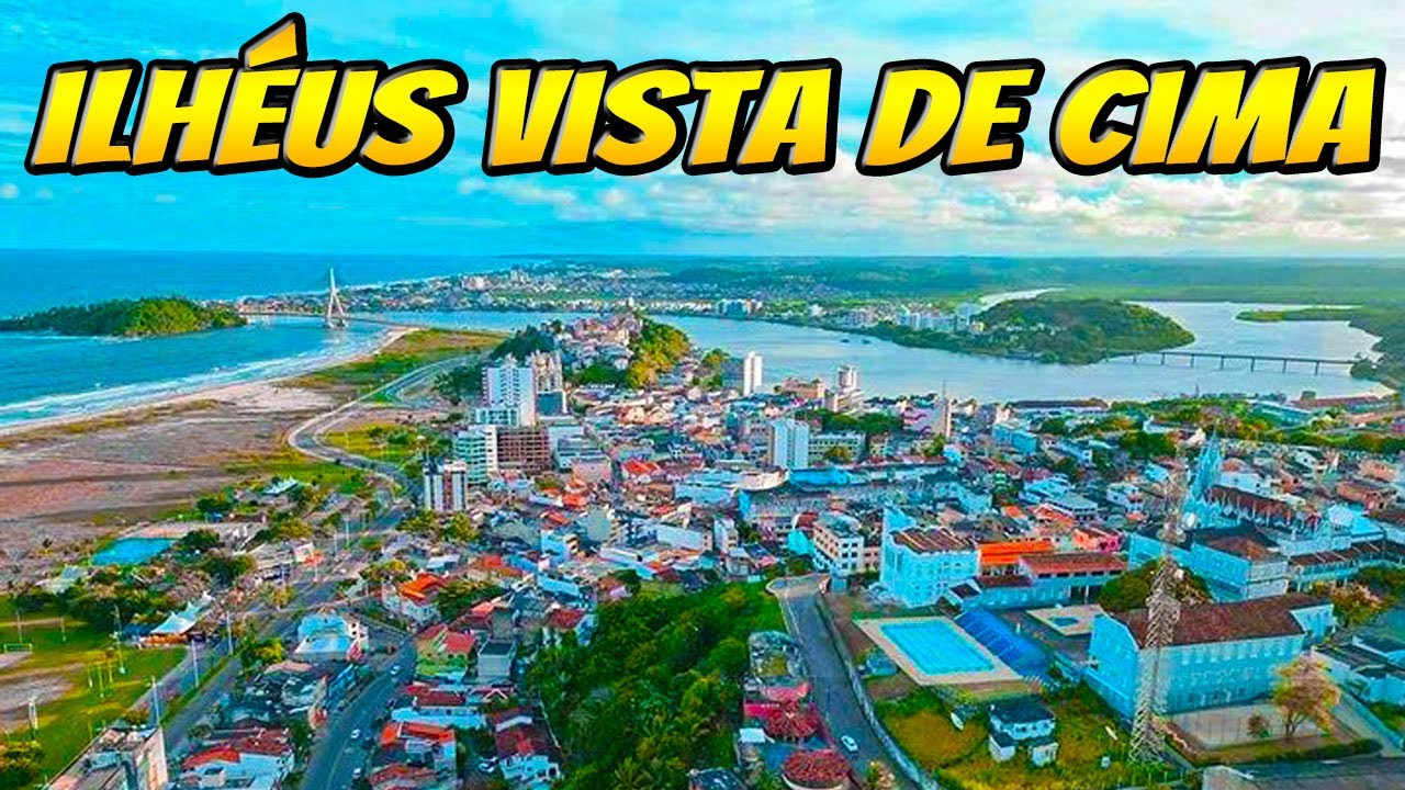 O que fazer em ILHÉUS - Imagens aéreas com Drone | Praia da Avenida | Catedral | Praia do Cristo