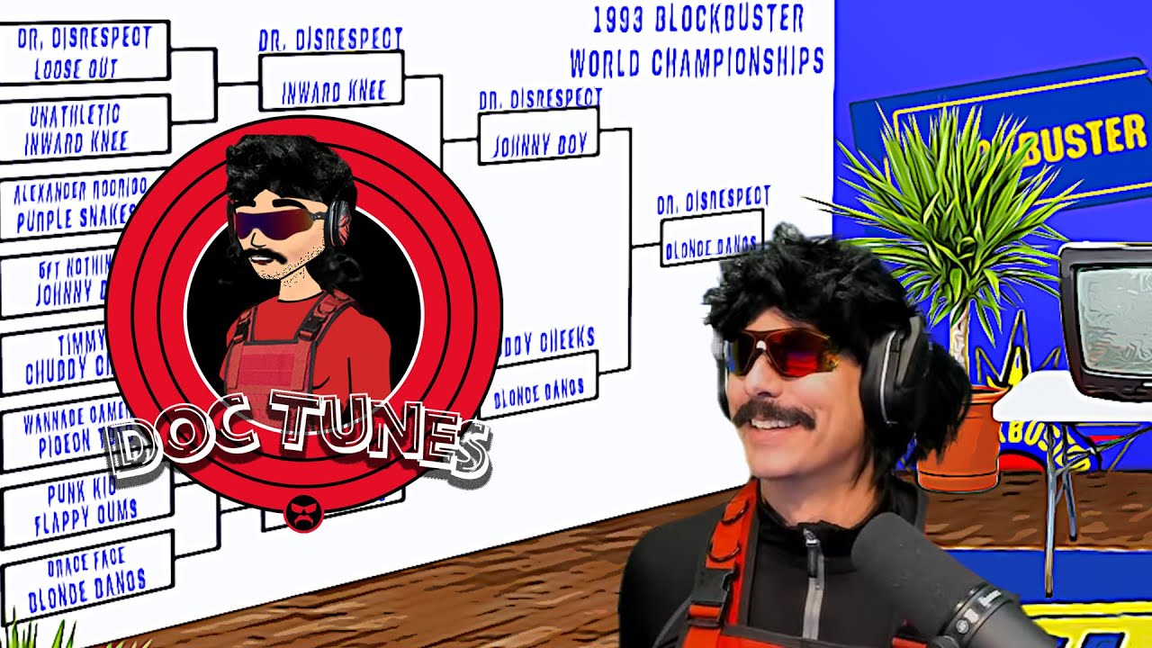 Dr. Disrespect Reacts to Doc Tunes: The 1993 Blockbuster Video Game Championship