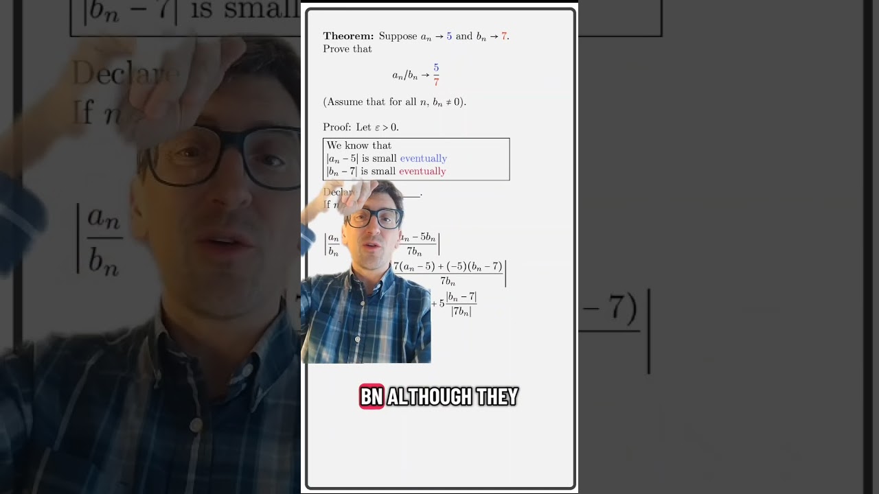 How do you write a proof in real analysis? #maths #realanalysis