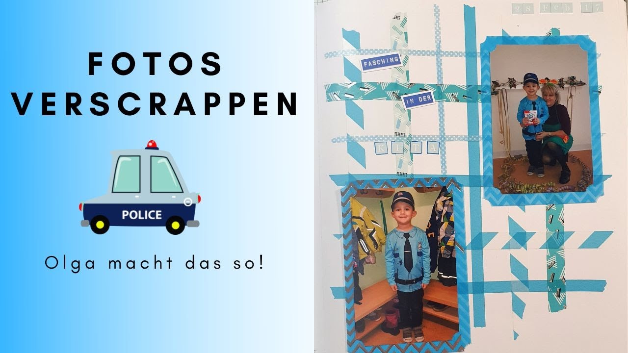 Fotoalbum gestalten | Fotos verscrappen | Fotoalbum Inspiration