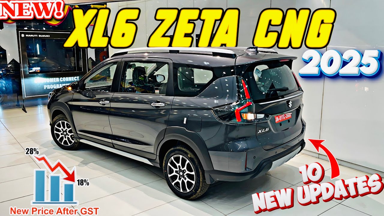 Maruti Suzuki XL6 Zeta CNG 2025 New Model || New GST Price On Road 08 Updated Features.