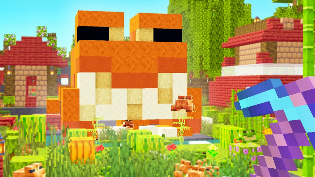 I Built a FROG City In Minecraft Hardcore...