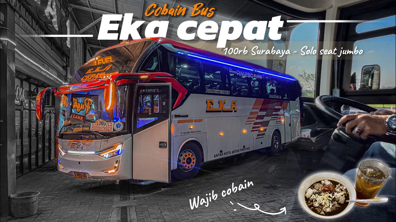 Surabaya - Solo Tarif 100rb bisa bikin betah di perjalanan  ‼️ Naik Bus Eka seat jumbo