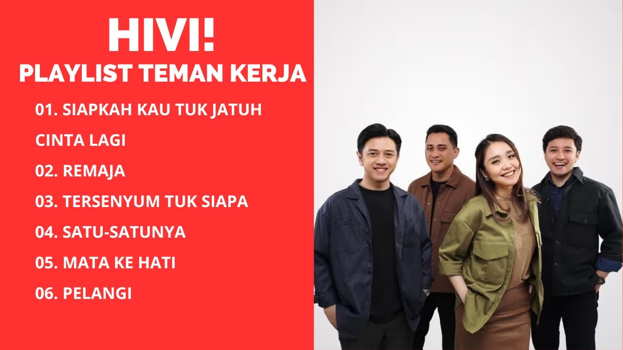 HIVI!   PLAYLIST TEMAN KERJA   LAGU SANTAI 2025