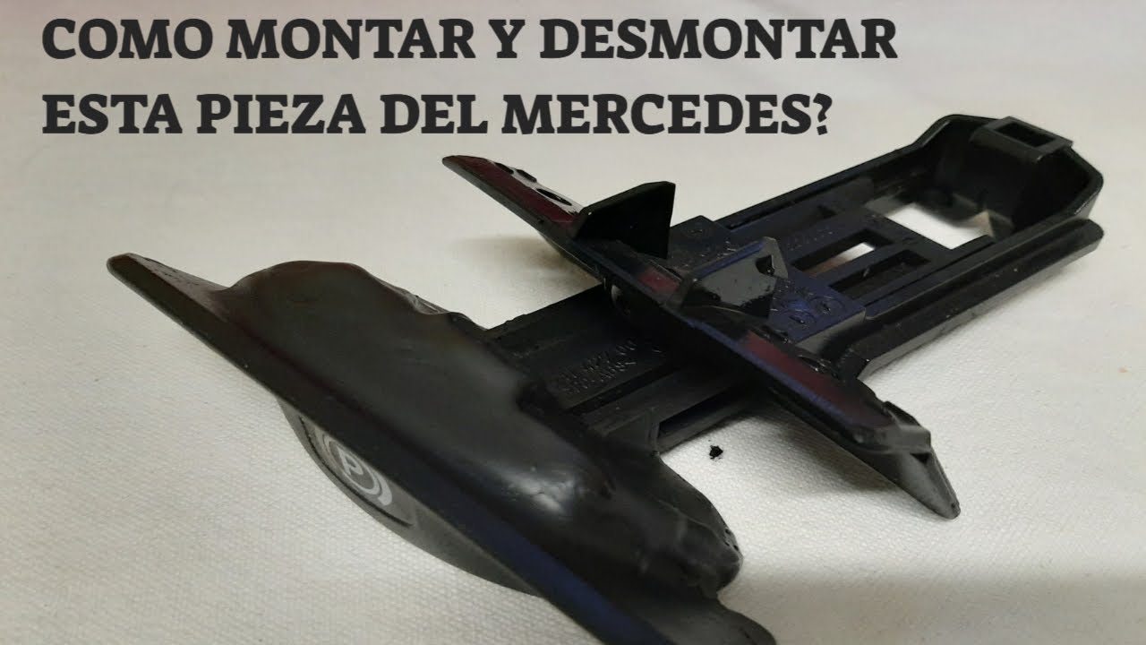 MERCEDES 211 COMO DESMONTAR Y MONTAR EL TIRADOR DEL CABLE DE FRENO DE MANO DEL MERCEDES 211?