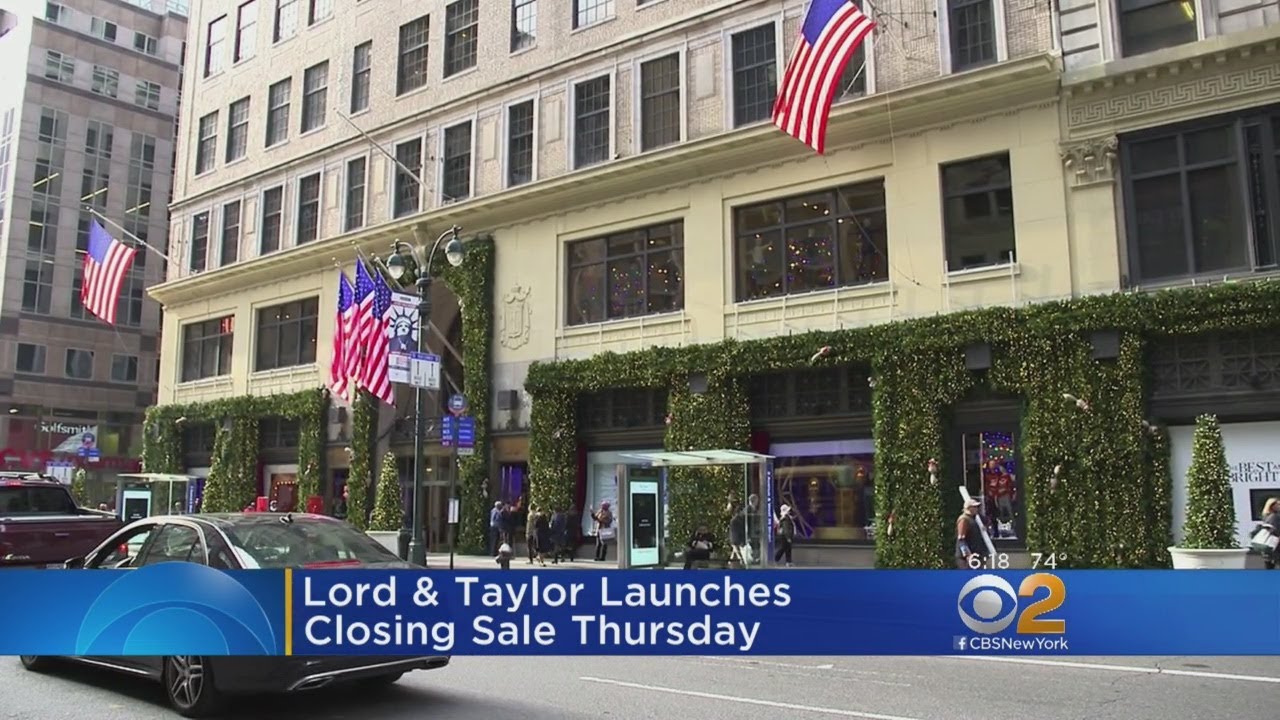 Lord And Taylor Launches Closing Sale Thursday