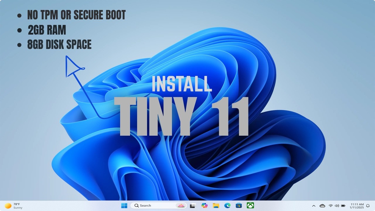 How To Install Tiny11