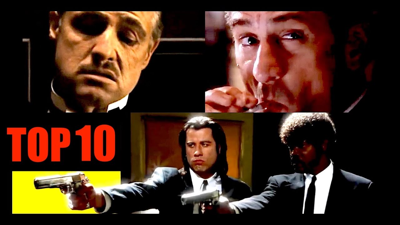 TOP 10 NAJLEPSZE GANGSTERSKIE FILMY ŚWIATA wg Kinomaniaka