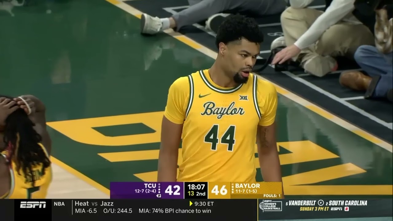 Baylor Basketball (M): Highlights vs. TCU | January 24, 2026