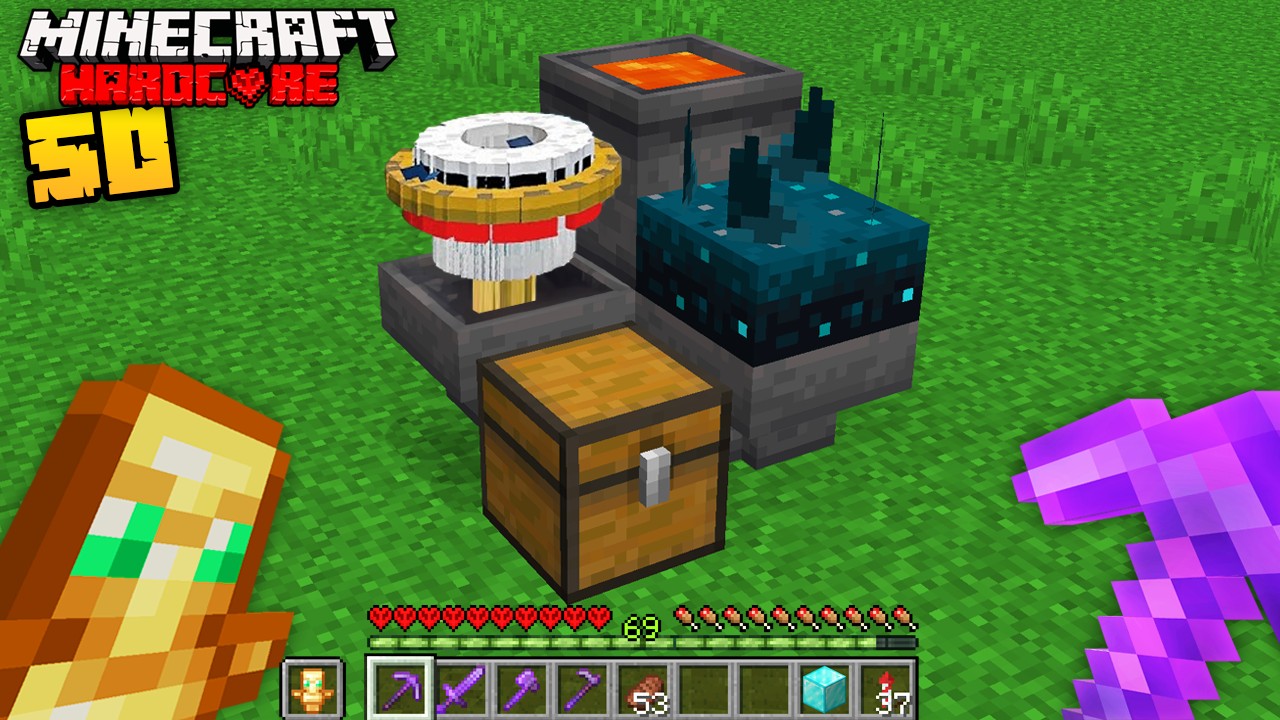 I Built The SMALLEST Automatic Farms in Minecraft Hardcore