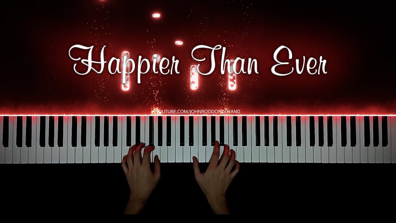 Happier Than Ever – Piano Cover | Billie Eilish (PIANO SHEET)