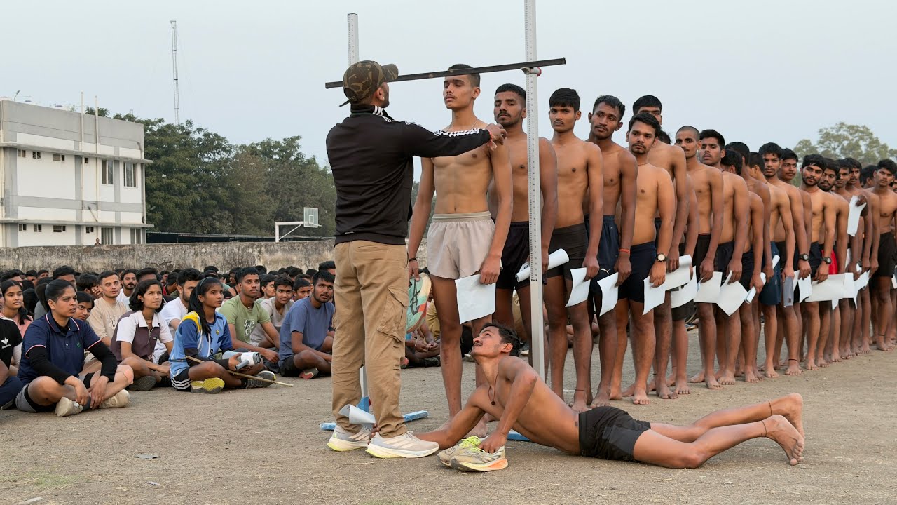 Indian Army में Height से बाहर 😭 170CM लम्बाई Measurement.