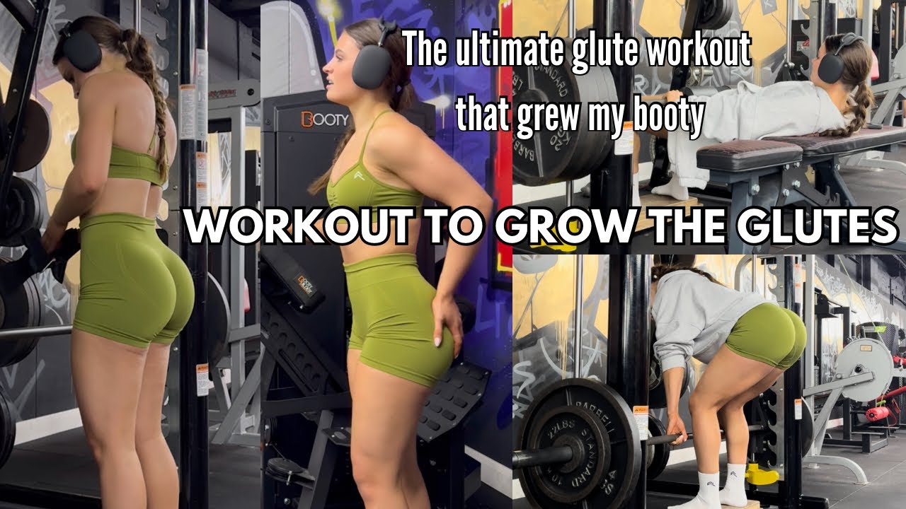 WORKOUT TO BUILD THE GLUTES | the ultimate glutes and hamstrings workout that grew my booty!!