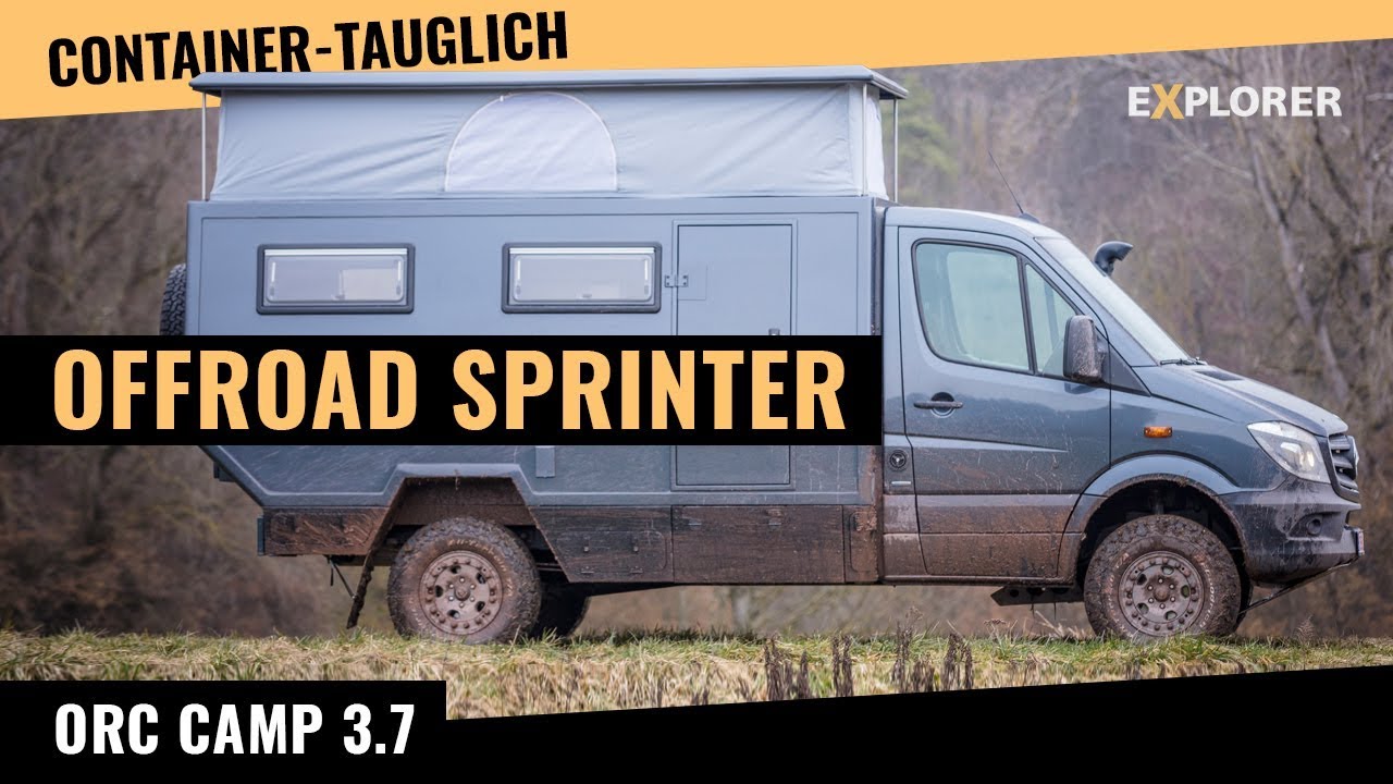 Sprinter 4x4 Wohnmobil mit Hubdach [Containertauglich]