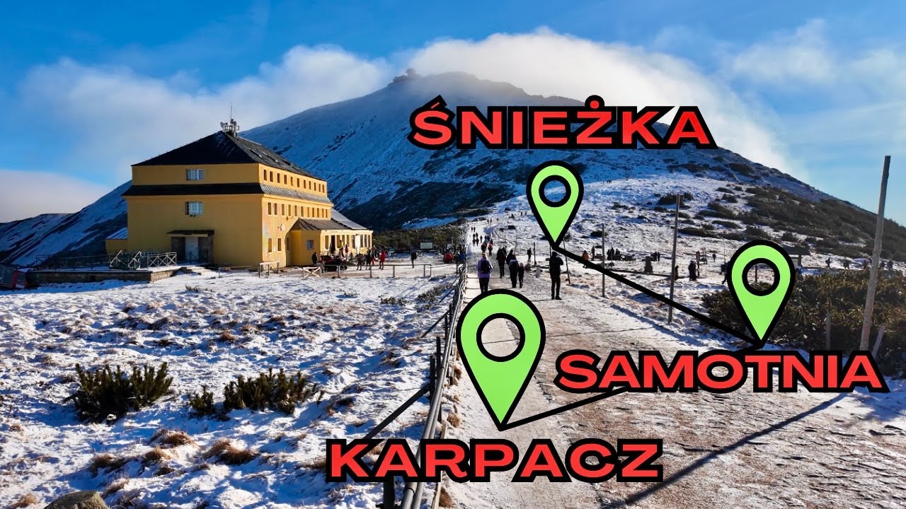 ZIMOWE wejście na ŚNIEŻKĘ i nocleg w SAMOTNI! Karpacz-Śnieżka-Samotnia. Czy było WARTO?! #karkonosze