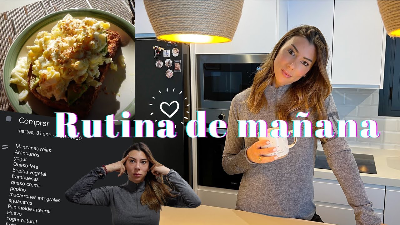 Mi RUTINA de MAÑANA entre semana en INVIERNO | Hábitos saludables y productivos para el día