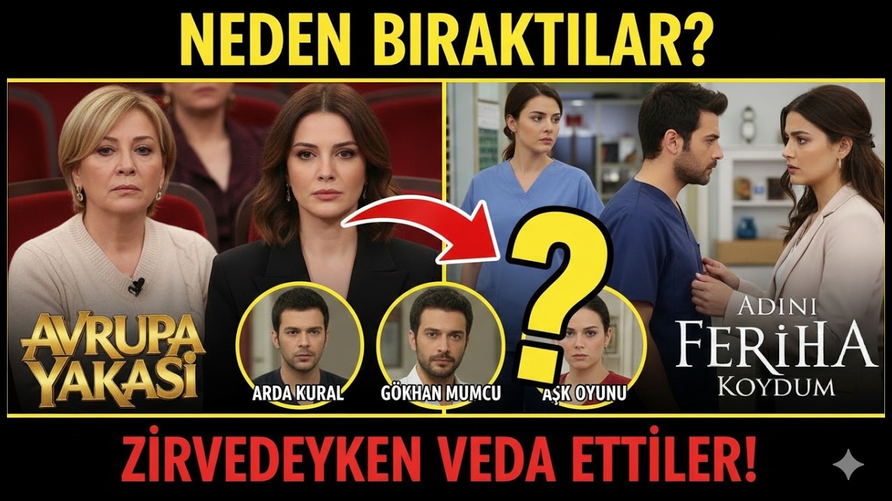 Zirvedeyken Dizide Başrolünü Bırakan Ünlüler 😱