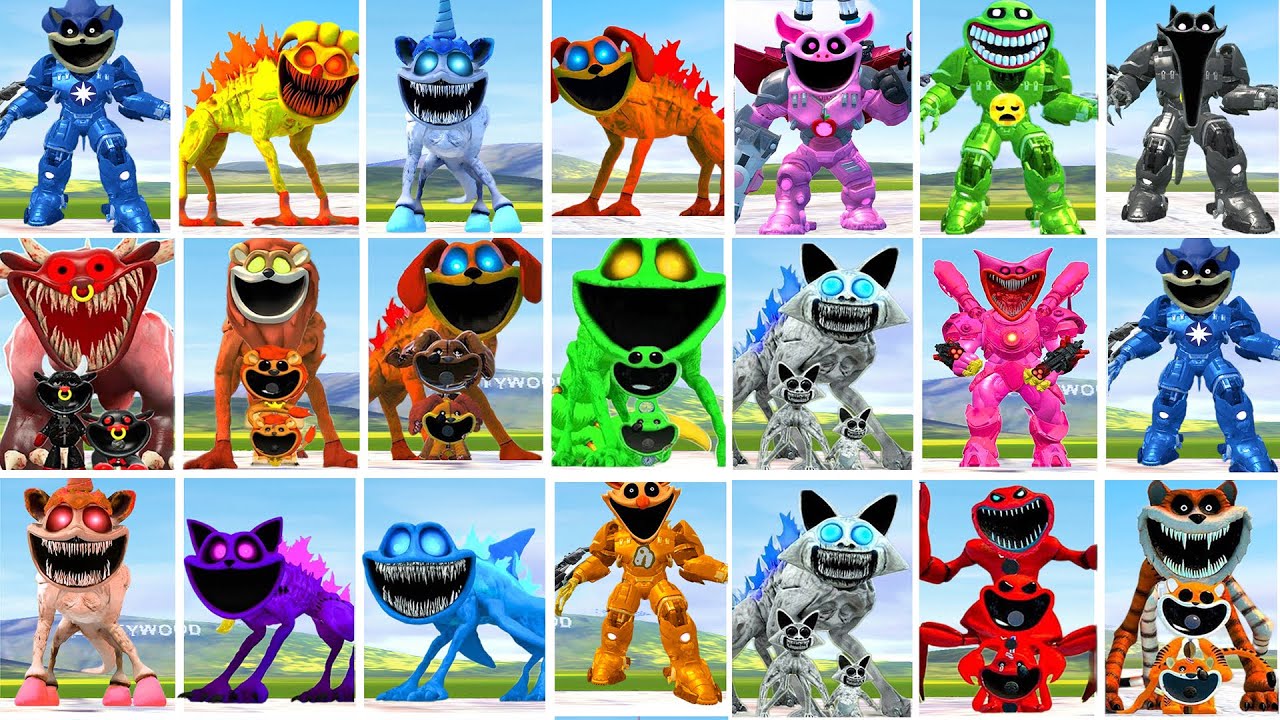 ALL SMILING CRITTERS FRIENDS VS MECHATITAN POPPY PLAYTIME CHAPTER 3 In Garry's Mod!
