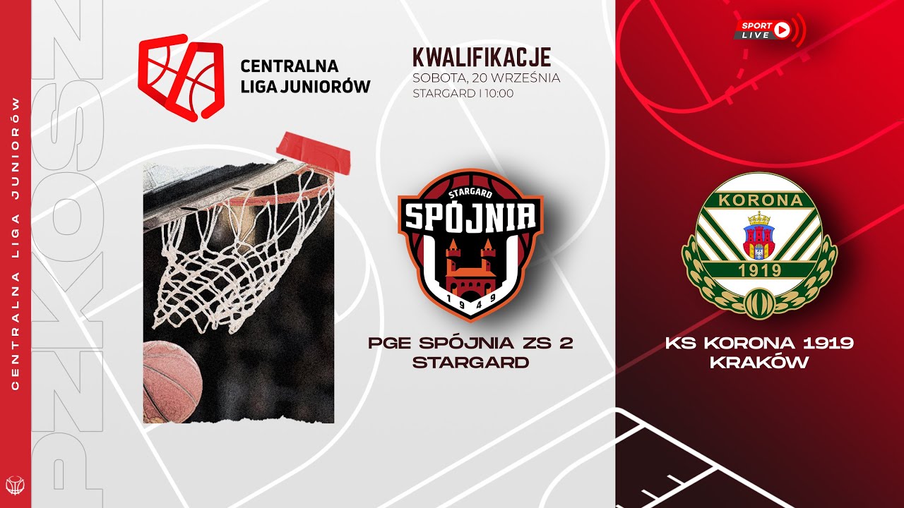 PGE Spójnia ZS 2 Stargard - KS Korona 1919 Kraków (CLJ)