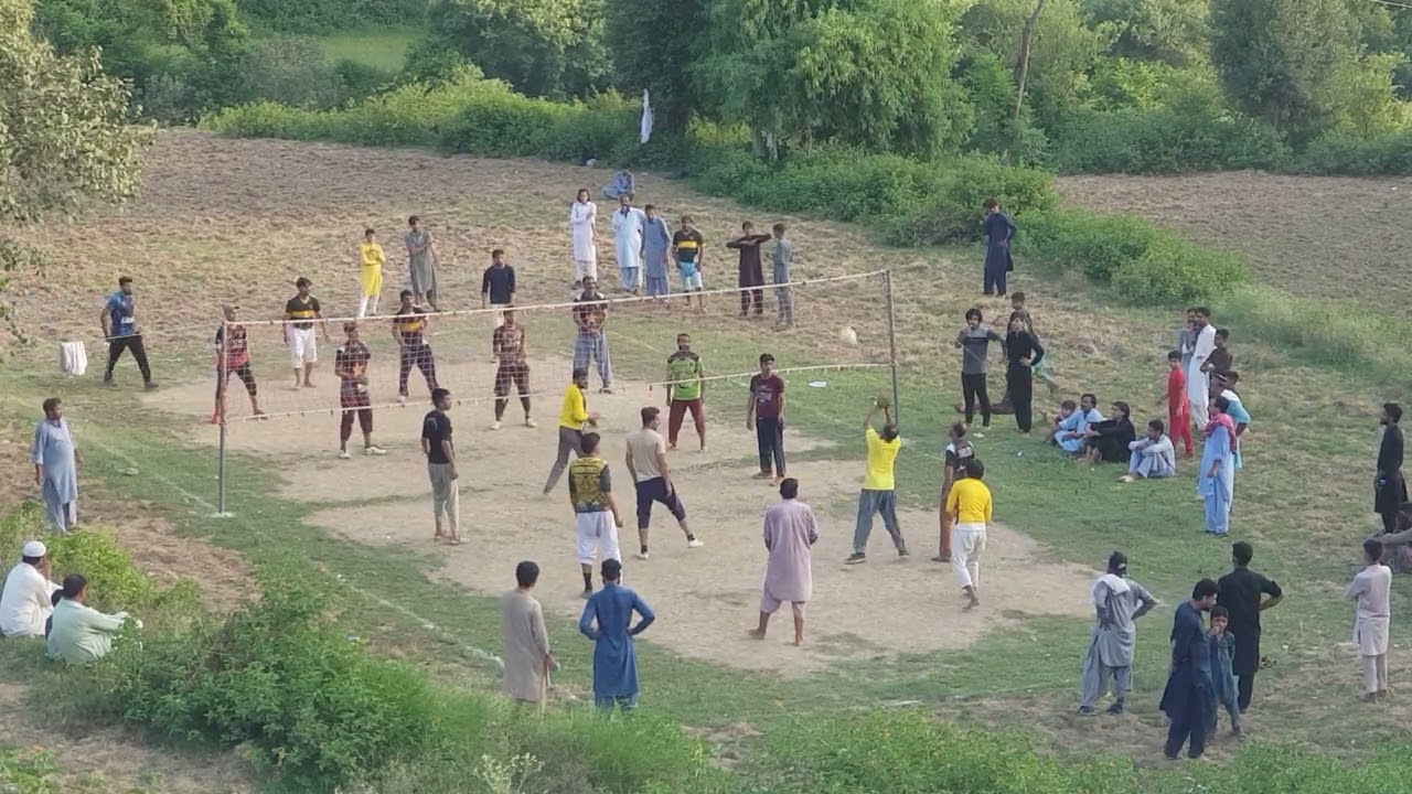 پکی بن بمقابلہ تھلی کوٹ والی بال میچ بامقام  سلم کھنڈ پارٹ 1 ||Salam Khand||volleybal Match|Tarbela|