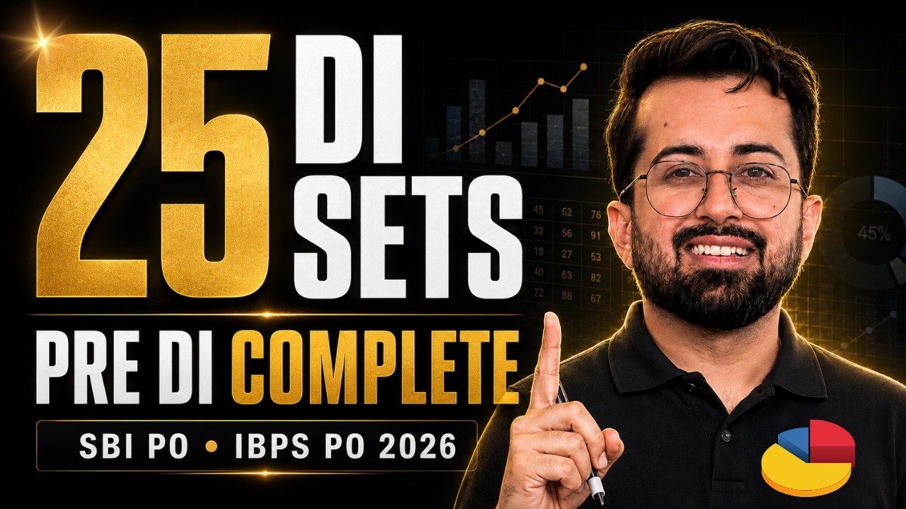 Complete DI Revision in One Class | All Types of Pre DIs | SBI, IBPS PO 2026 | Aashish Arora
