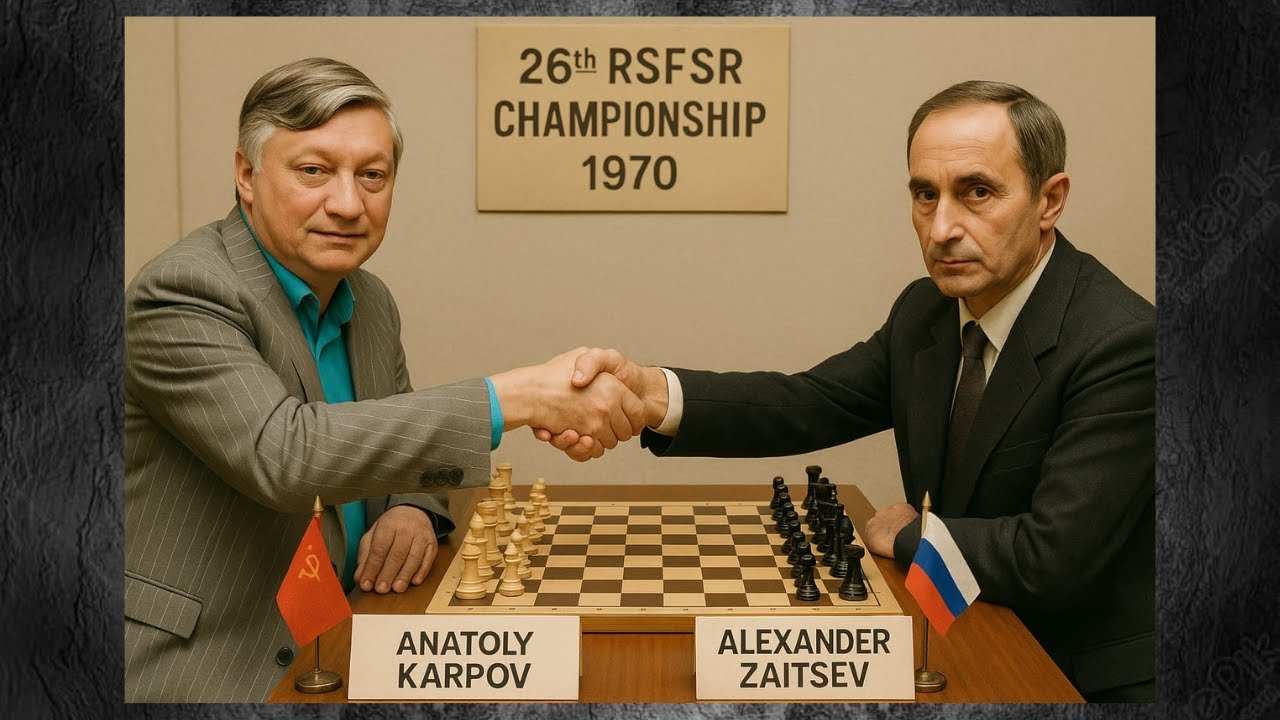 Anatoly Karpov vs Alexander Zaitsev | 26th RSFSR Championship 1970 | Brilliant Endgame Technique