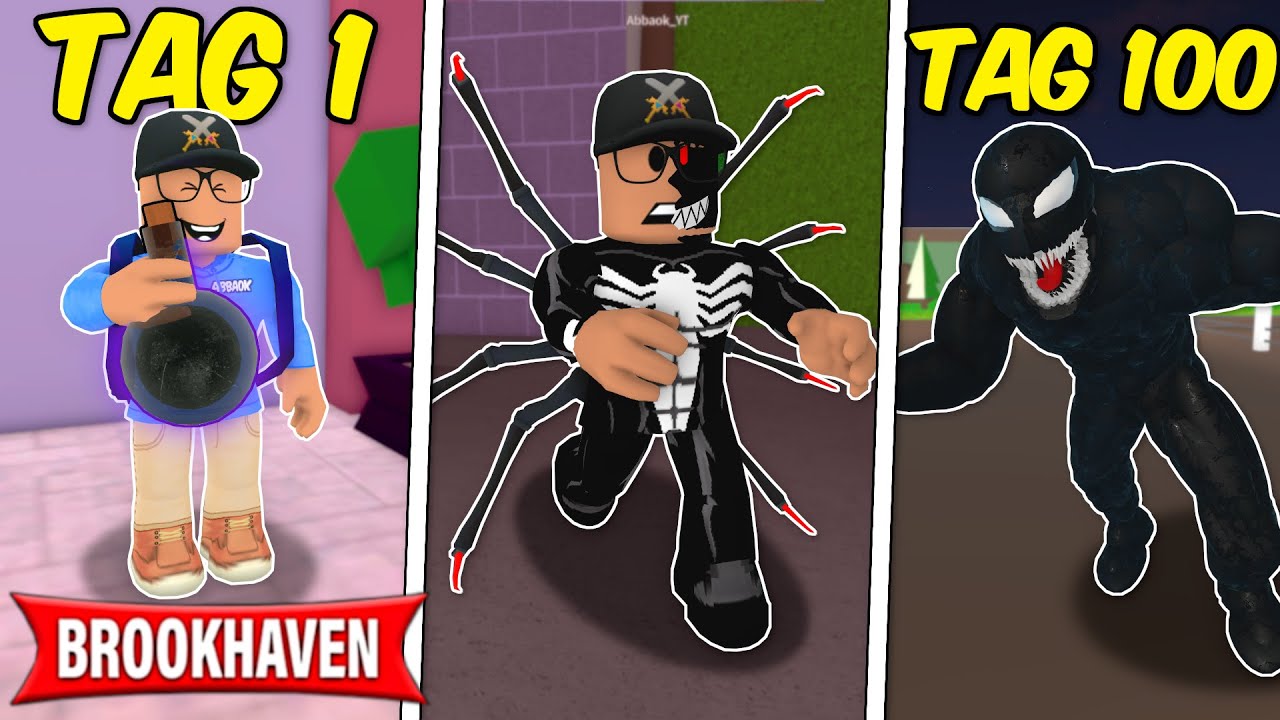 Abbaok zu VENOM für 100 TAGE! Brookhaven Story Roblox Deutsch