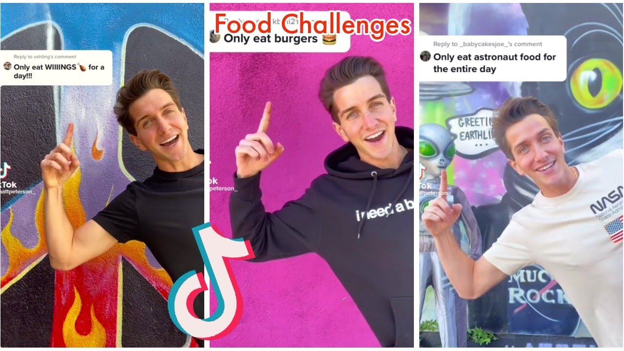 ✨Matt Peterson✨Food Challenges✨ TikTok Compilation 🍽️