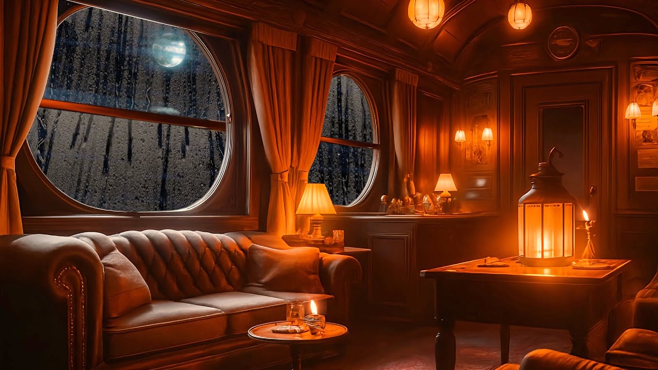 Orient Express ASMR: A Cozy 1930s Journey from Istanbul to Paris – Drift into Sleep with Gentle Rain