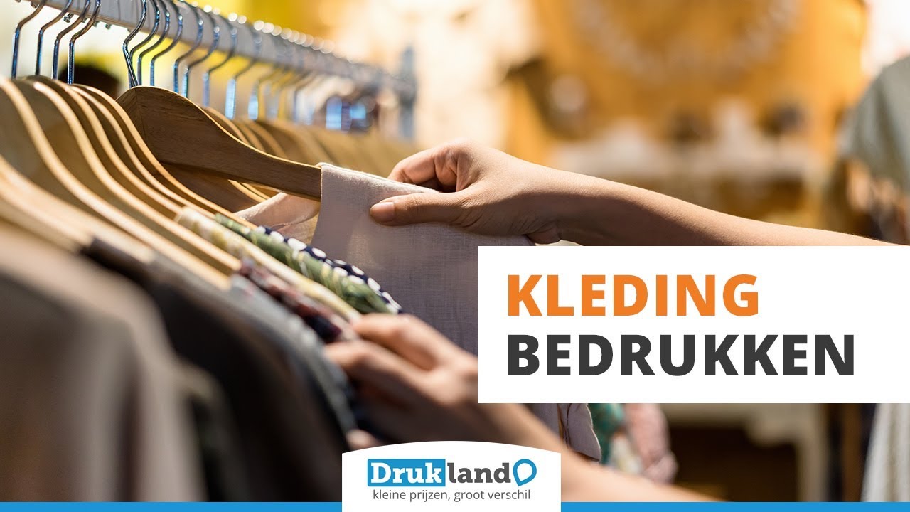 Goedkoop kleding bedrukken bij Drukland.nl!
