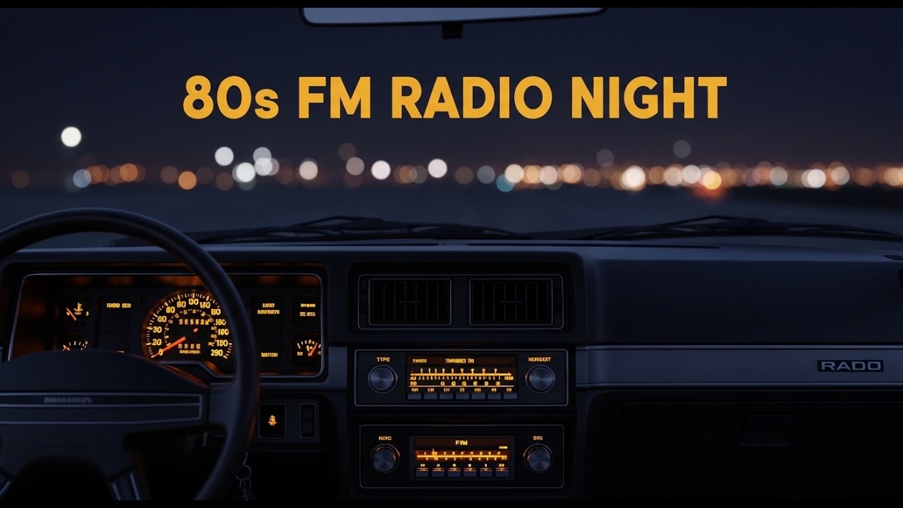 80s Love Songs Collection – Emotional Retro Cassette Mix – Midnight FM Radio – 80s FM Radio Night