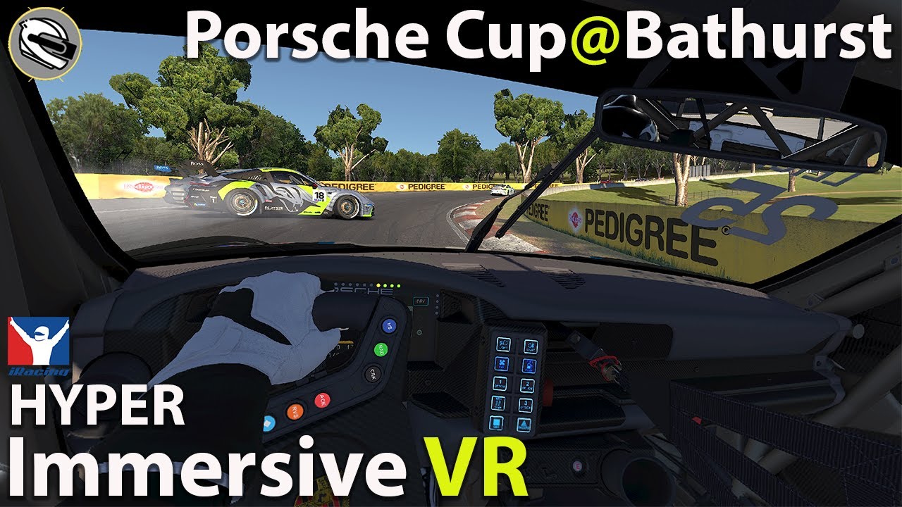 Surviving the mountain in VR | IMMERSIVE RACING | Porsche Cup @ Bathurst | iRacing VR