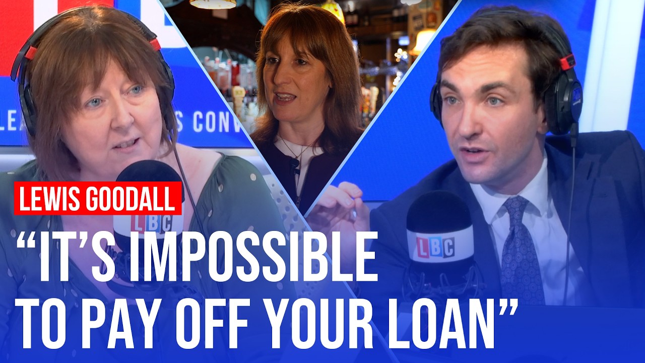 Student loan repayments are 'impossible' | Lewis Goodall on LBC