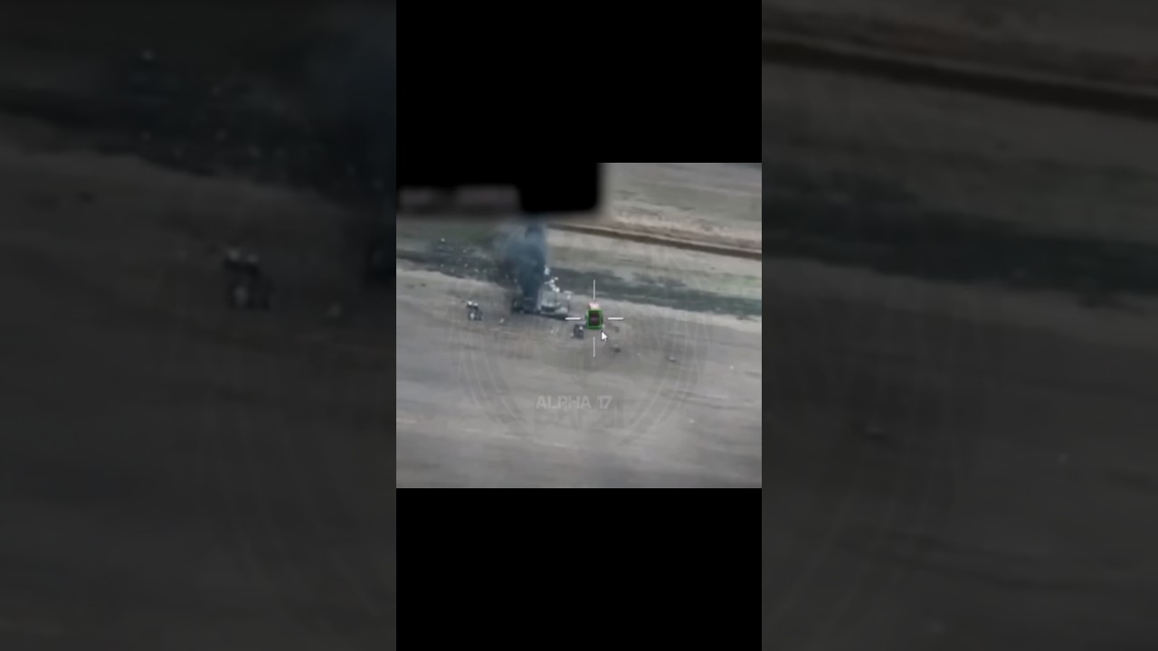 Geran-2 drone strike on the newest FP-2 platform #Shorts
