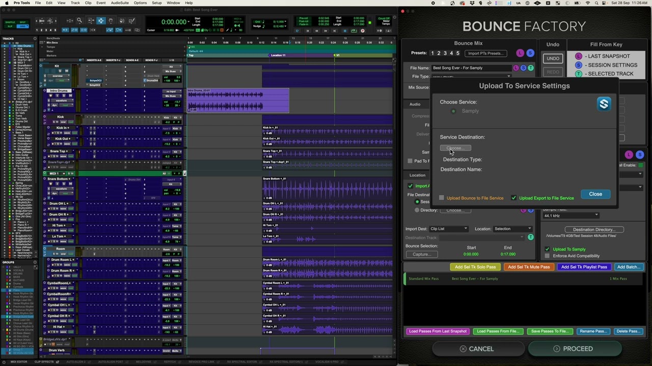 Bounce Factory and Samply Tutorial Video R2