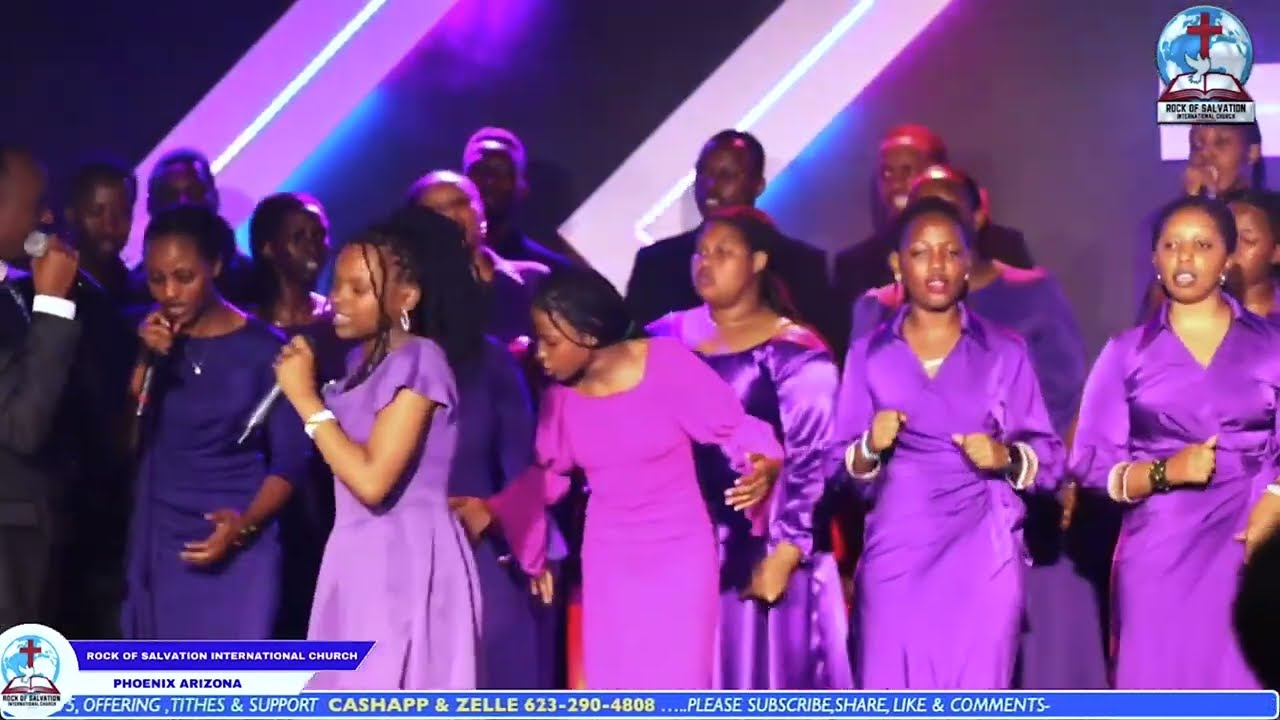 ROCK OF SALVATION WORSHIP TEAM performing live in Church's 1st Anniversary Celebration 03/03/2024