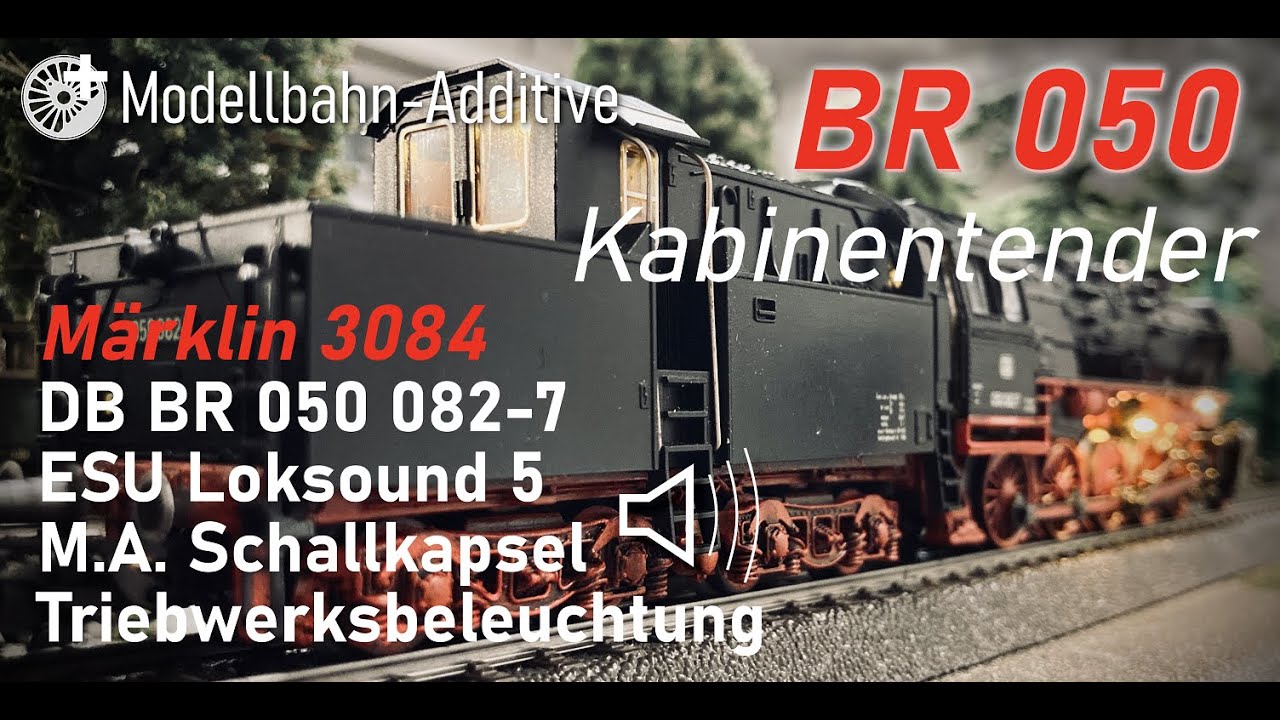 Was kann man aus einer Märklin BR 050 082-7 (3084) mit Kabinentender machen? #Modellbahn #3D-Druck