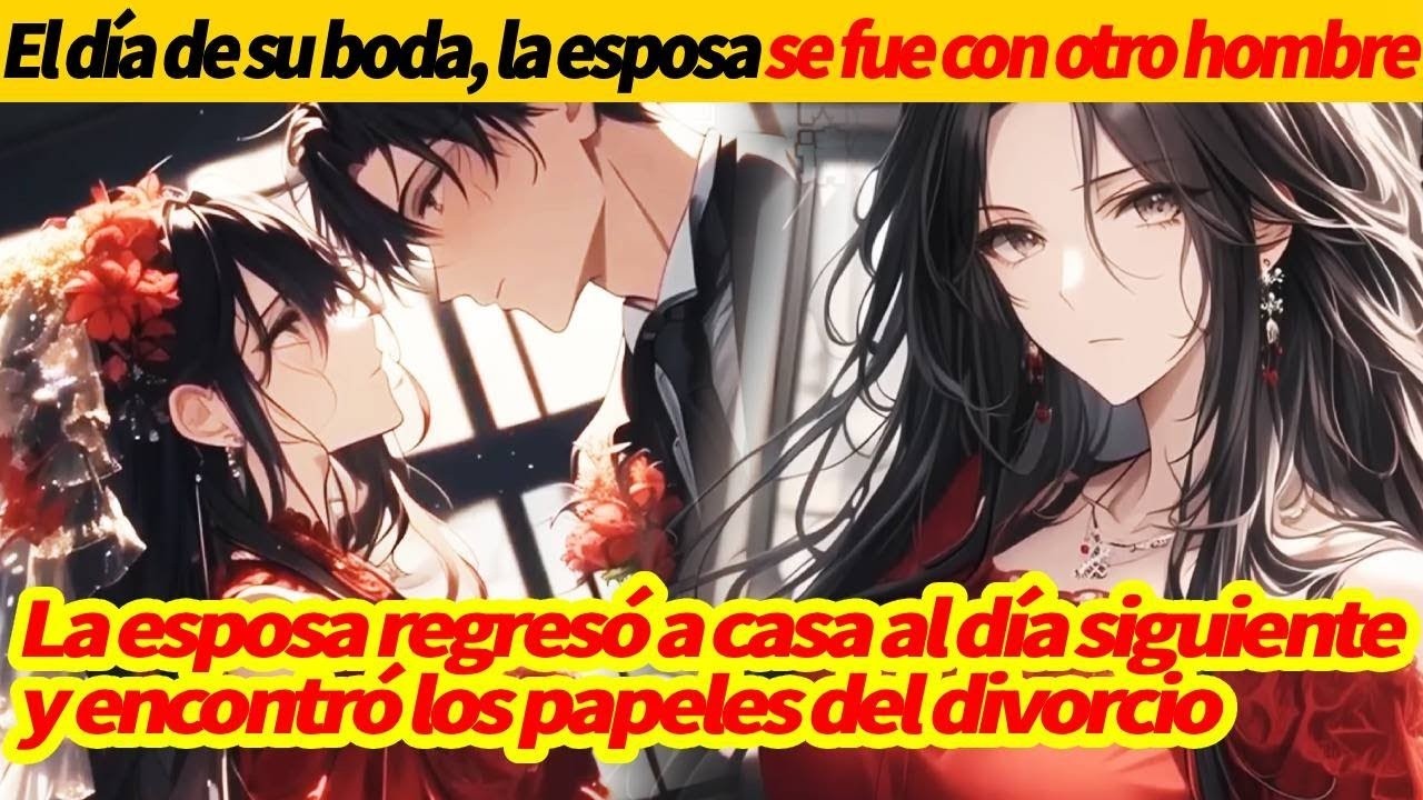 El día de SU BODA, LA ESPOSA se fue con otro hombre#romanceanime #otaku
